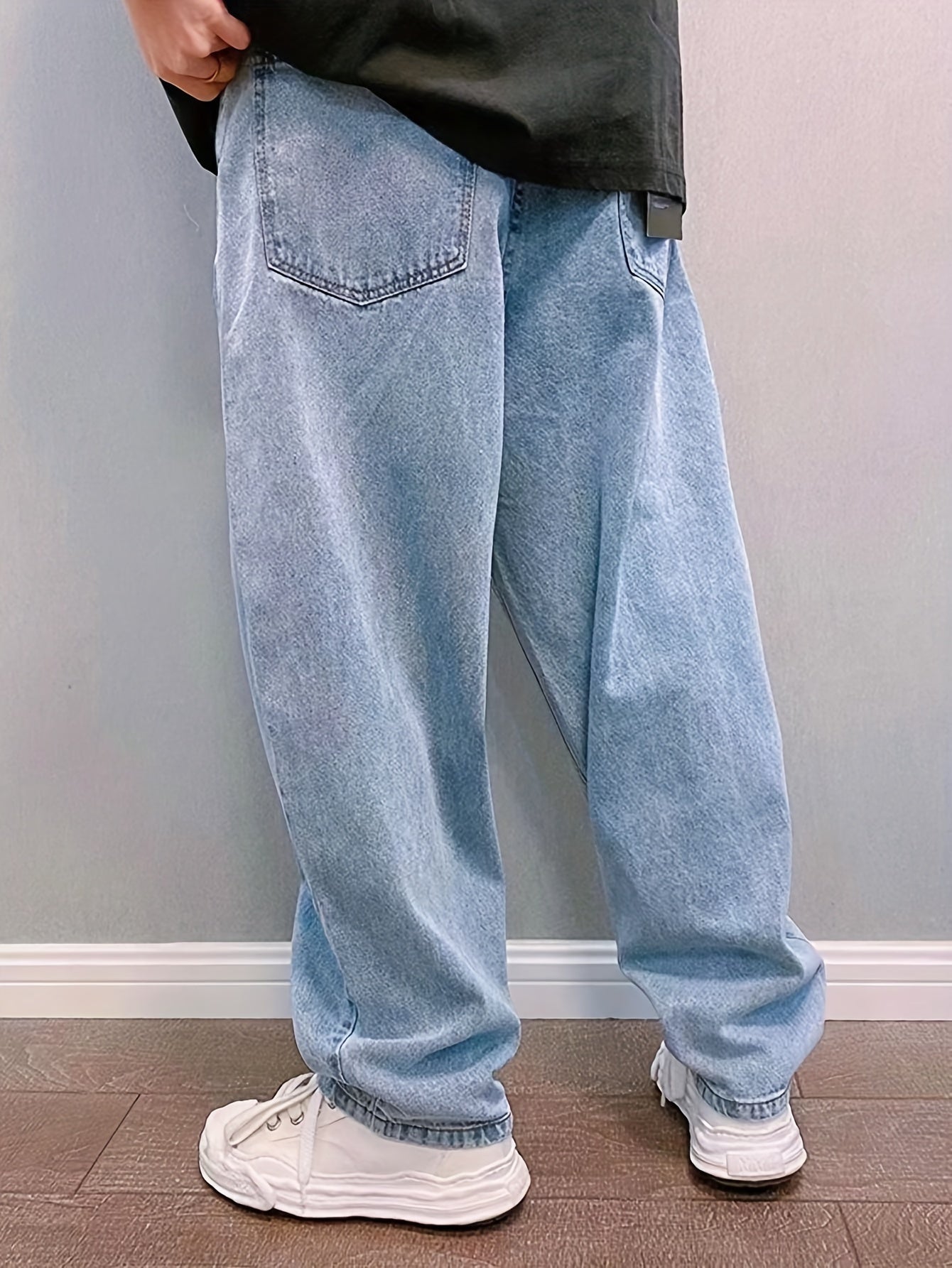 TeeShop "BasicBaggy" Oversized Blue Jeans