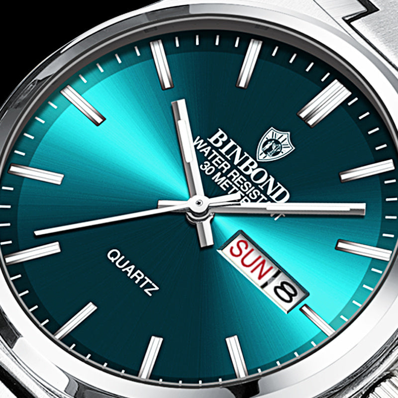 TeeShop "GreenFace Baby" Stainless Steel Watch