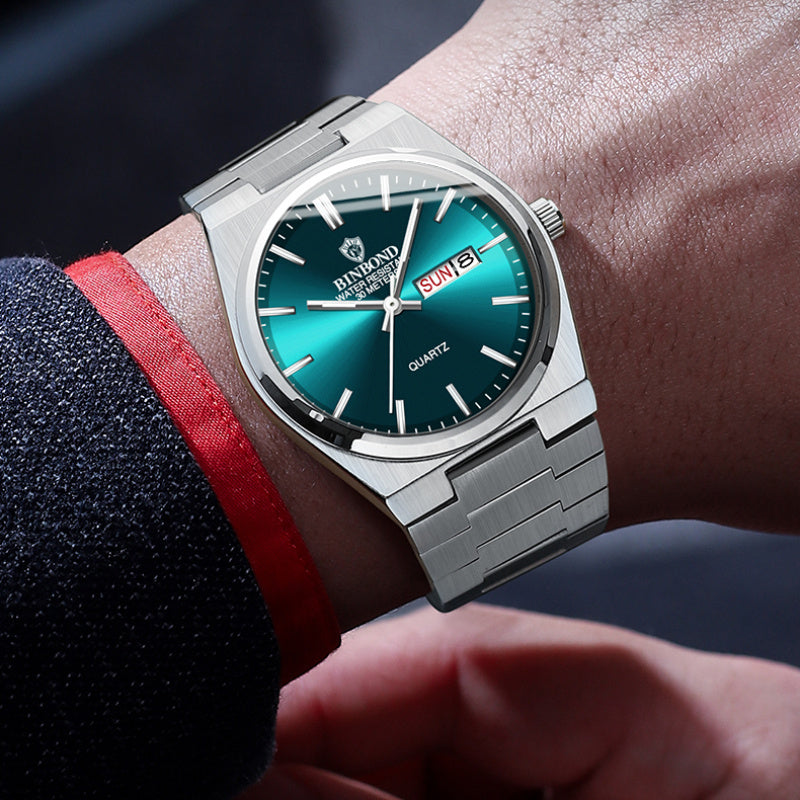 TeeShop "GreenFace Baby" Stainless Steel Watch