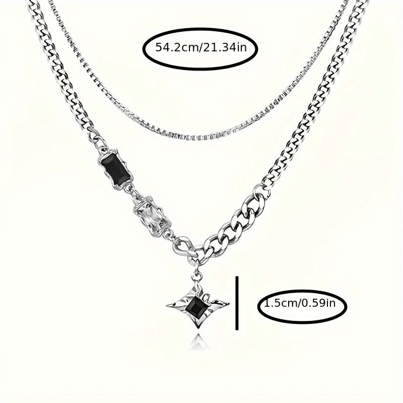 TeeShop "Twin Layer Pendant" Necklaces