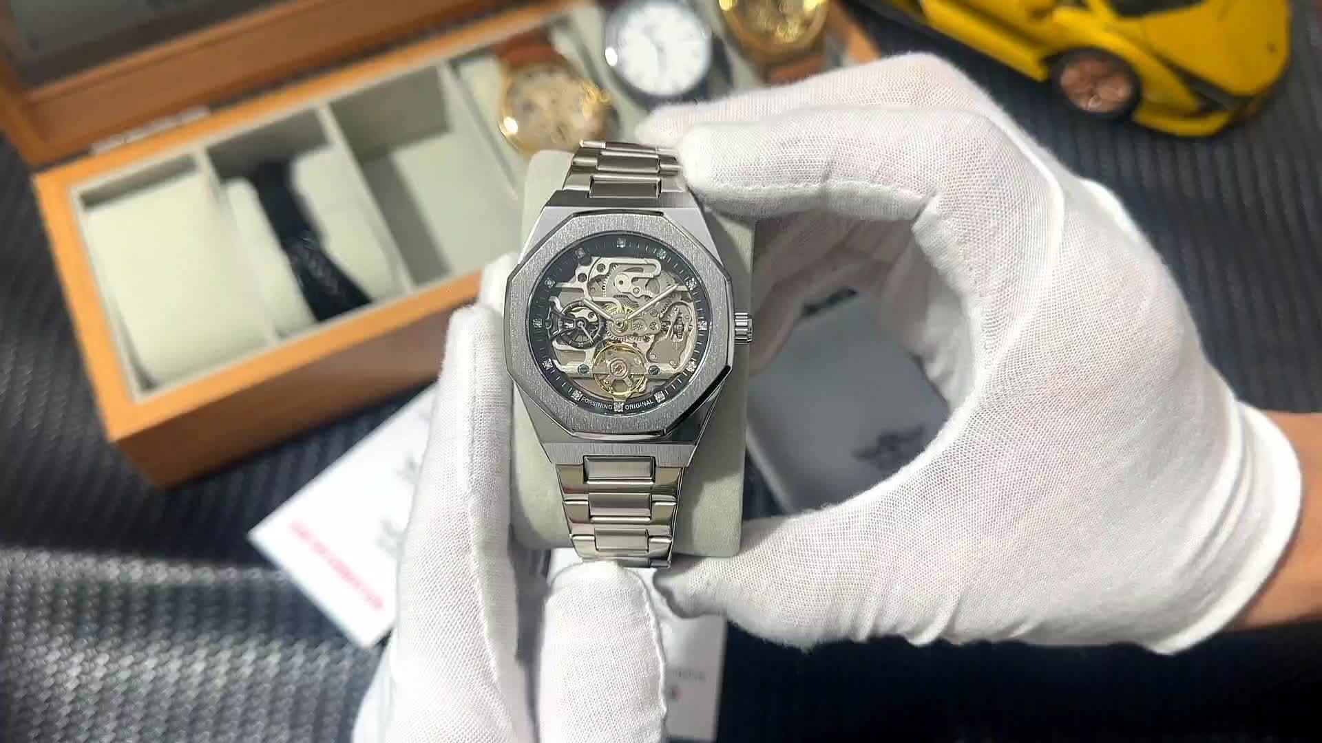 TeeShop "Bones" Stainless Steel Skeleton Watch