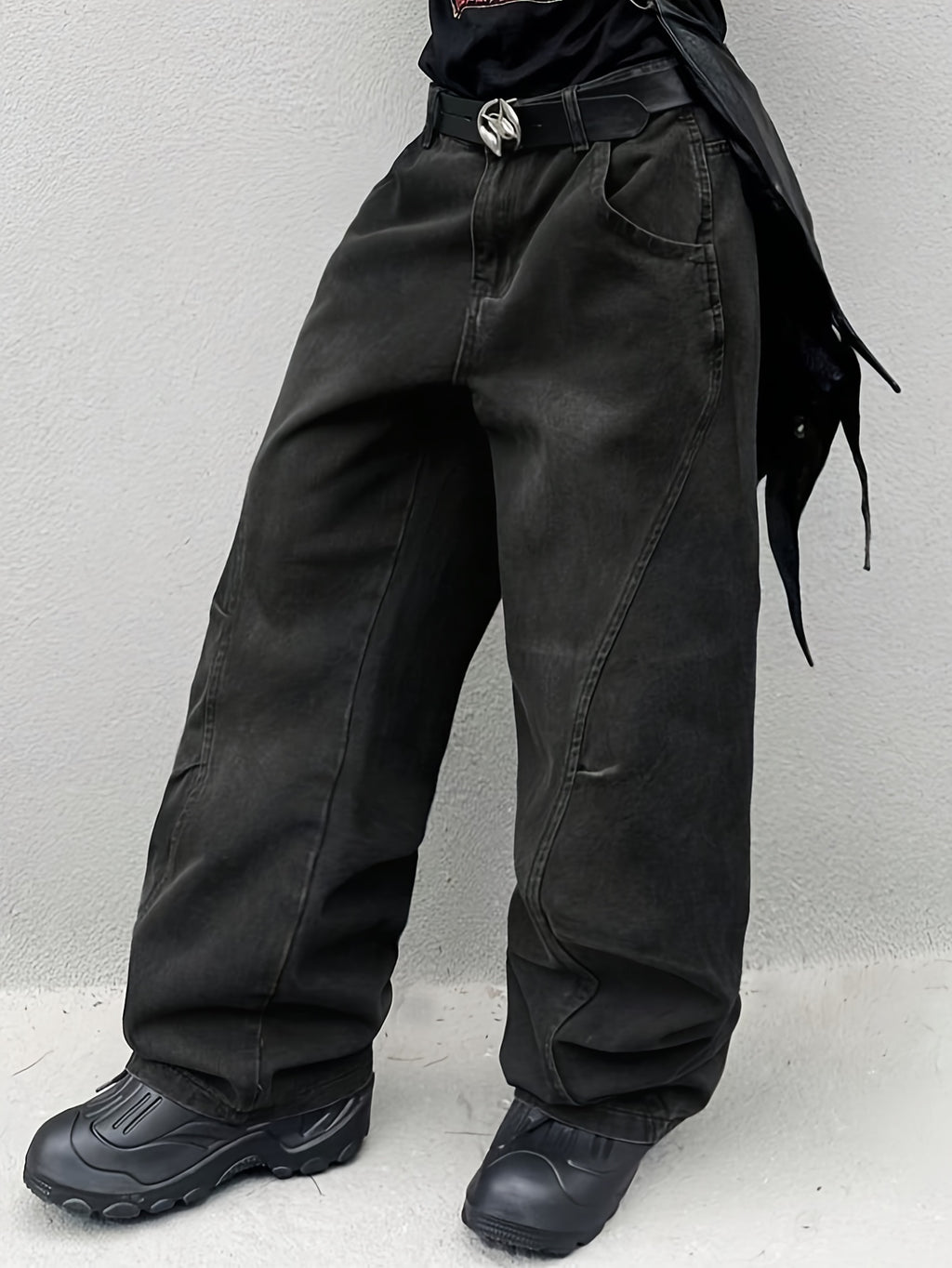 TeeShop "Basic Black" Baggy Denim Jeans