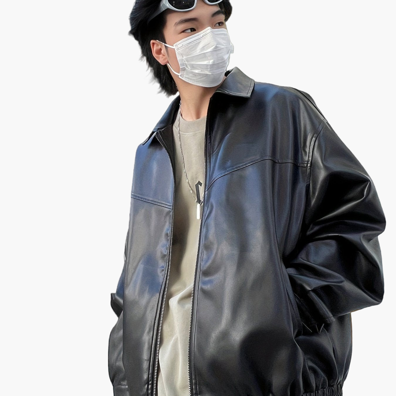 TeeShop "Hoodless Leather" Jacket