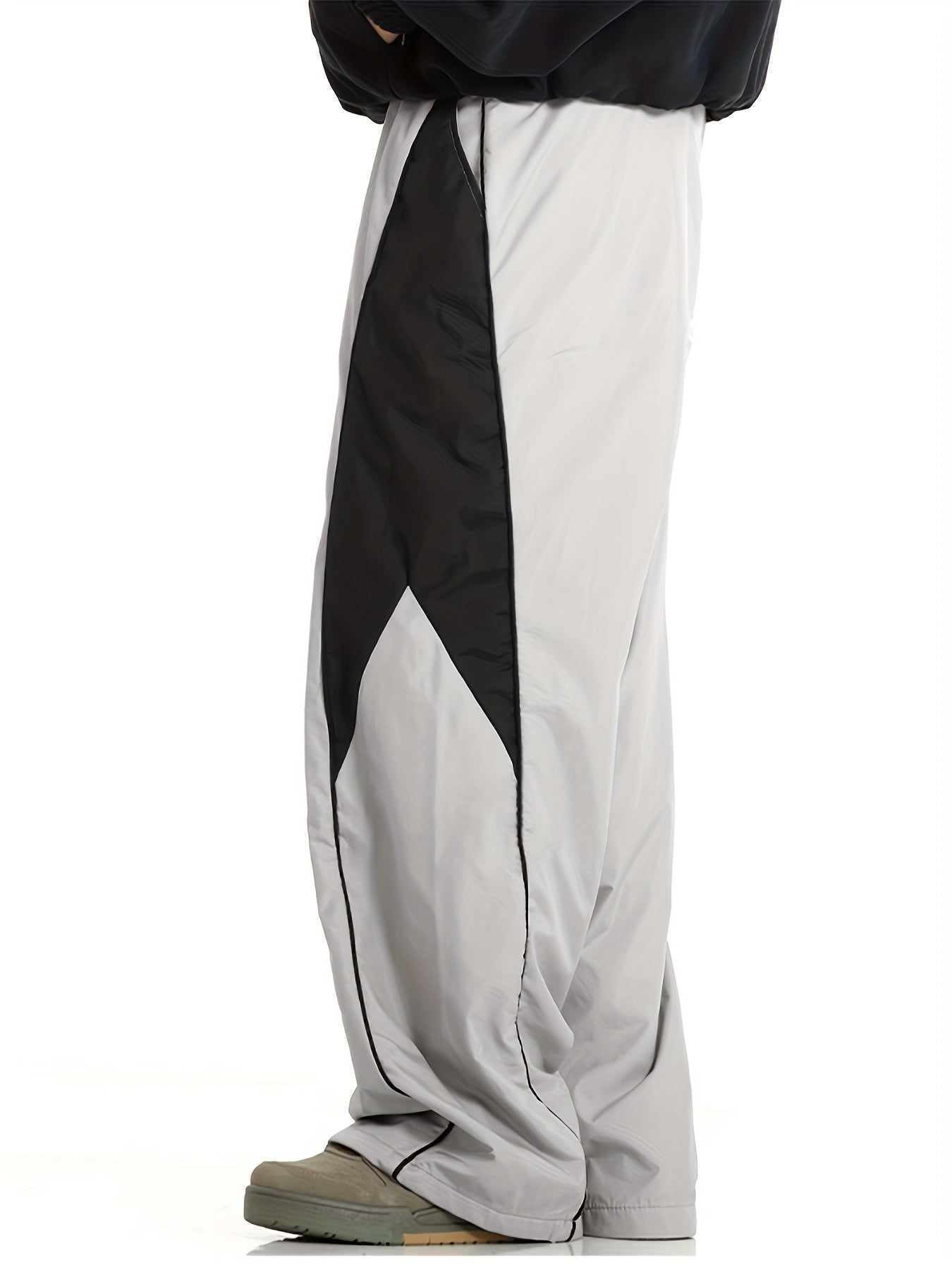 TeeShop "Bi-Tone Baggy" Loose-Fit Trackpants