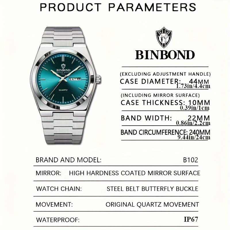 TeeShop "GreenFace Baby" Stainless Steel Watch