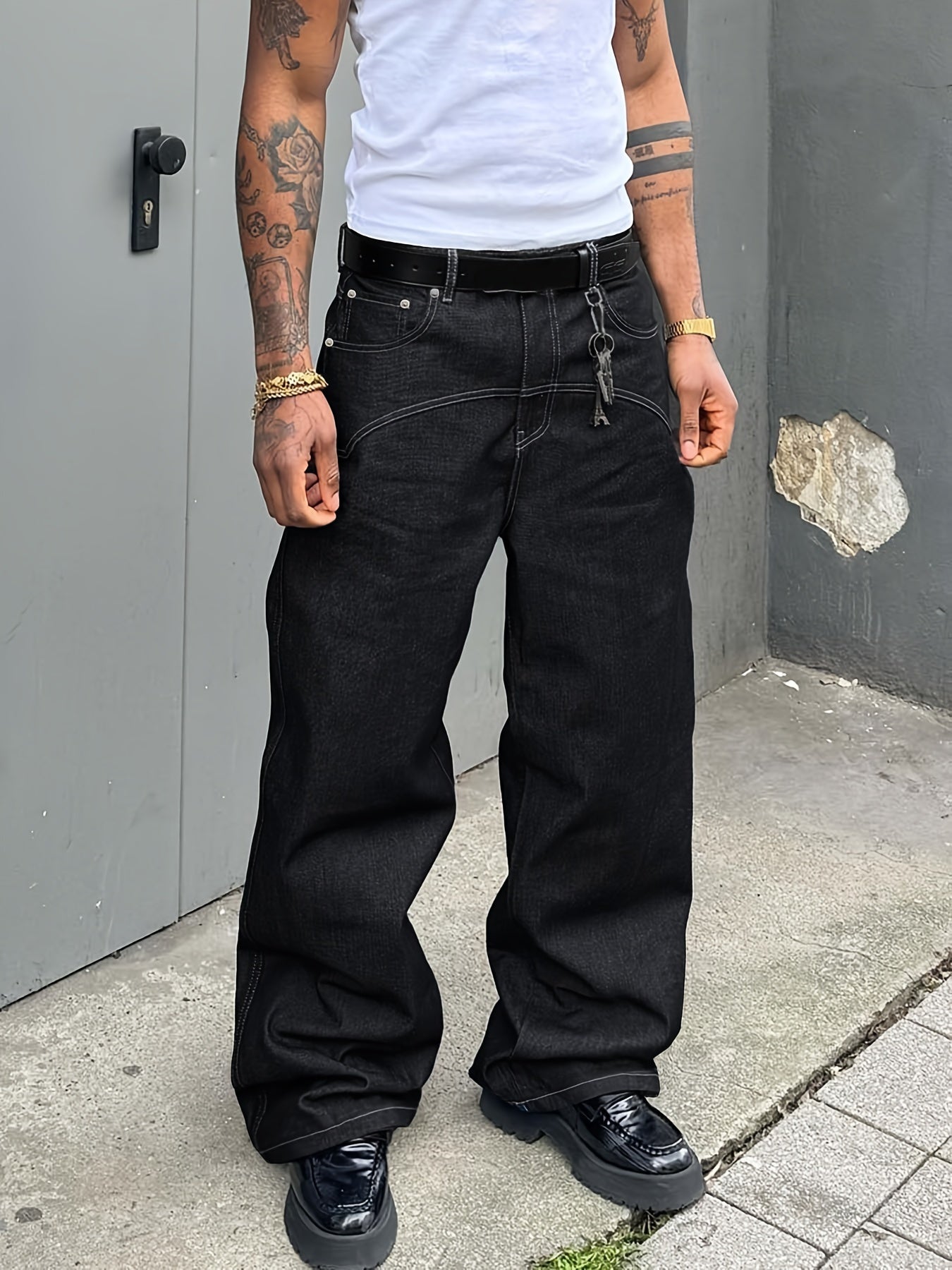 TeeShop "Wide Y2K" Denim Jeans