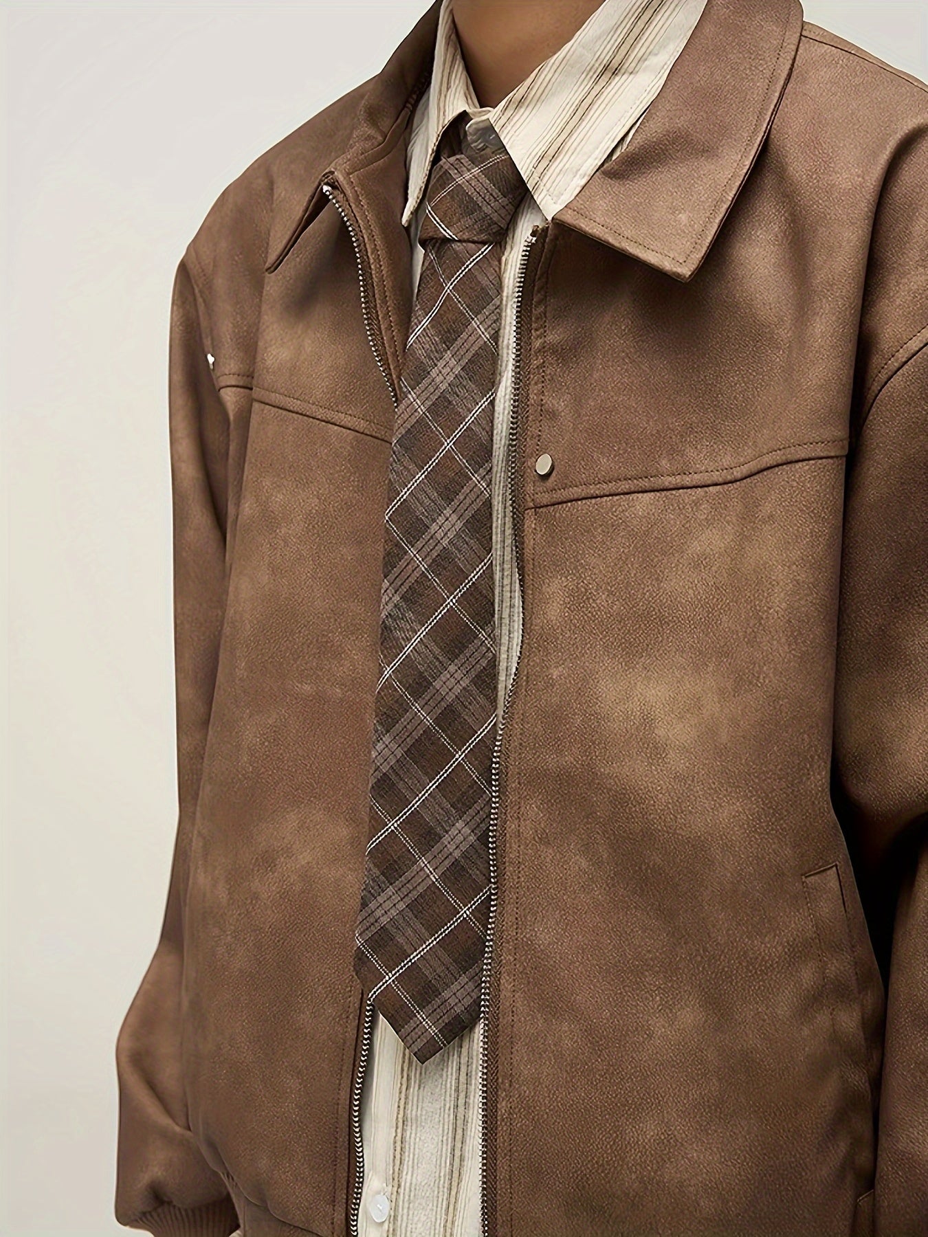 TeeShop "Basic Brown" Loose Fit Jacket