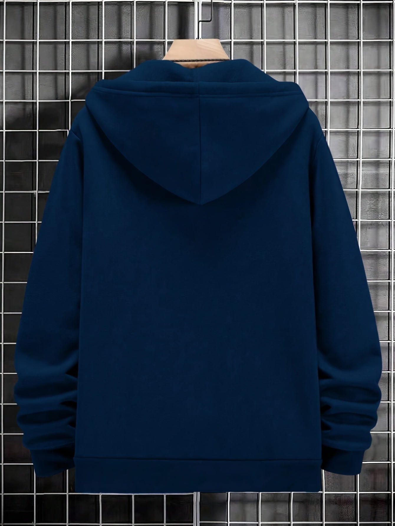 TeeShop "Cross Print" Zip-Up Hoodie