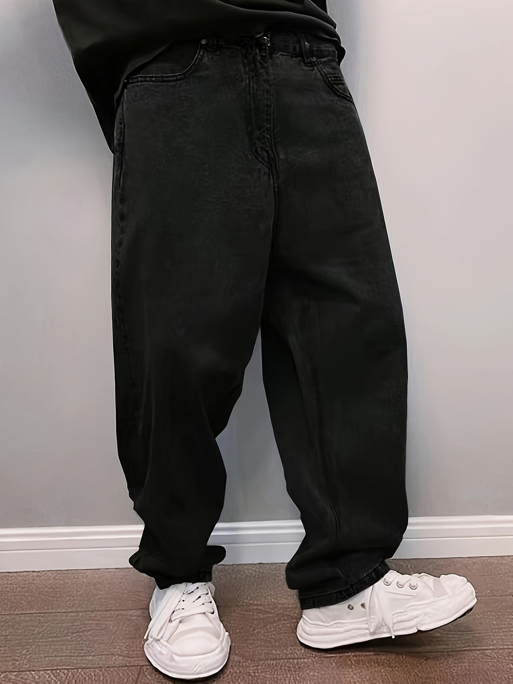 TeeShop "BasicBaggy" Oversized Blue Jeans