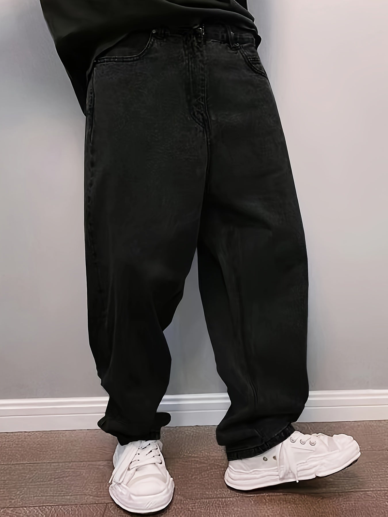 TeeShop "BasicBaggy" Oversized Blue Jeans