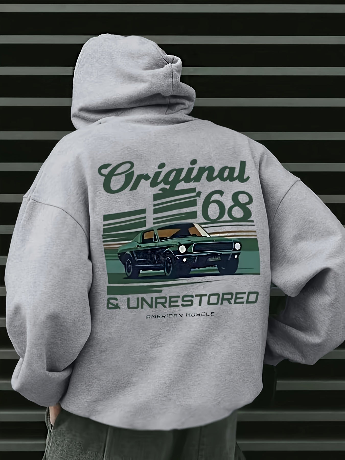 TeeShop "68 Stang" Graphic Hoodie