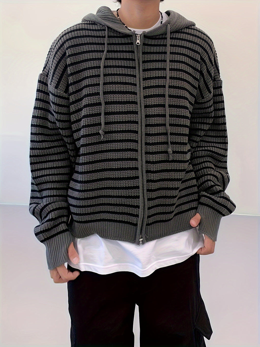 TeeShop "Basic Zip" Zip-Up Hoodie