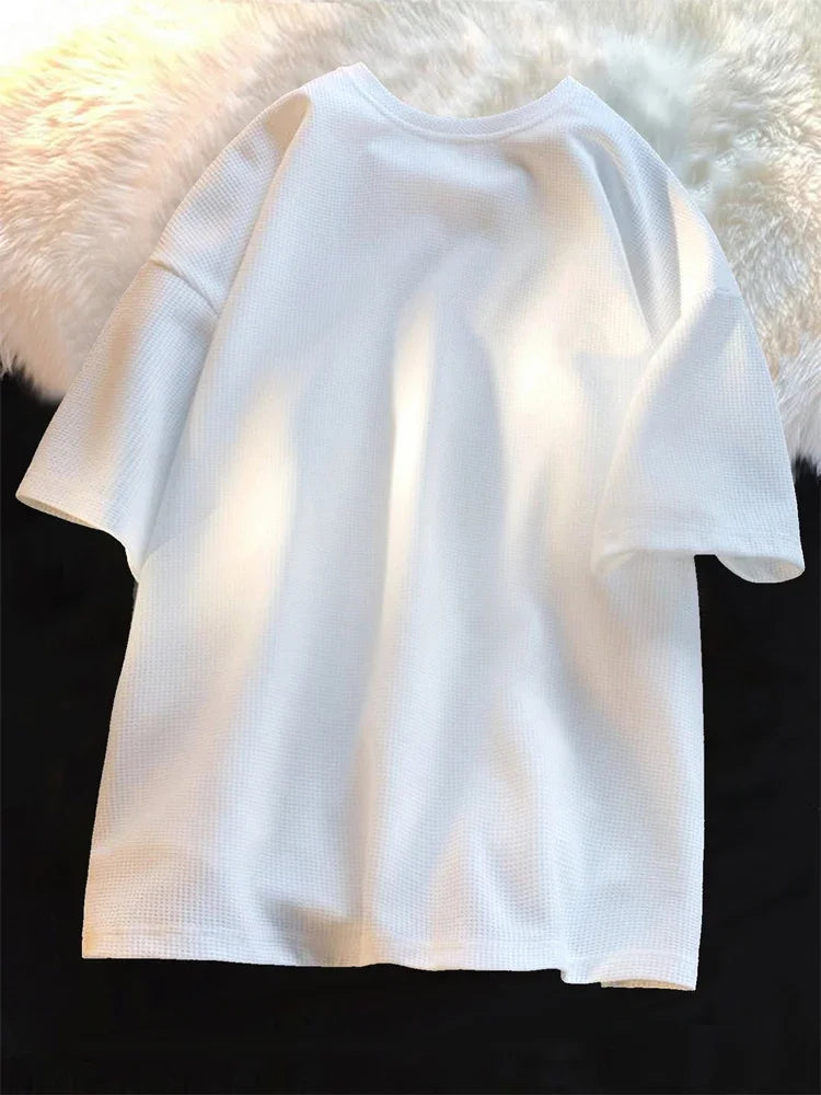 TeeShop "Basic Waffle Crewneck" Tee