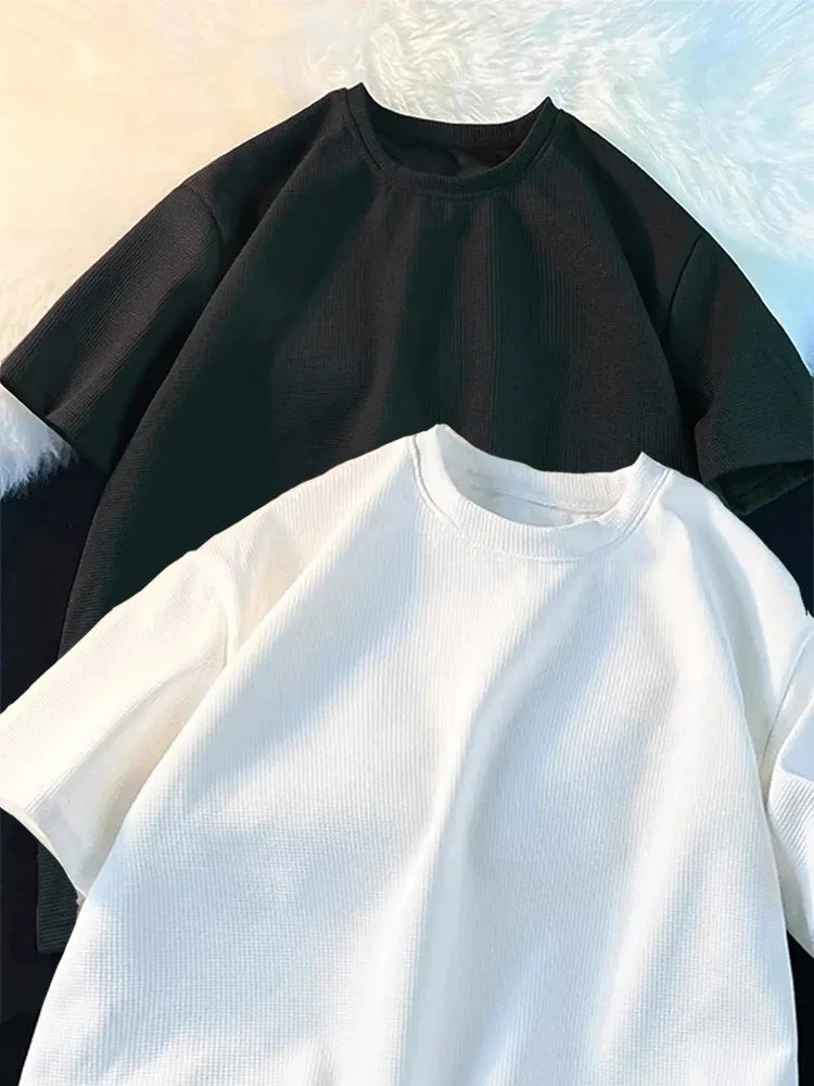 TeeShop "Basic Waffle Crewneck" Tee