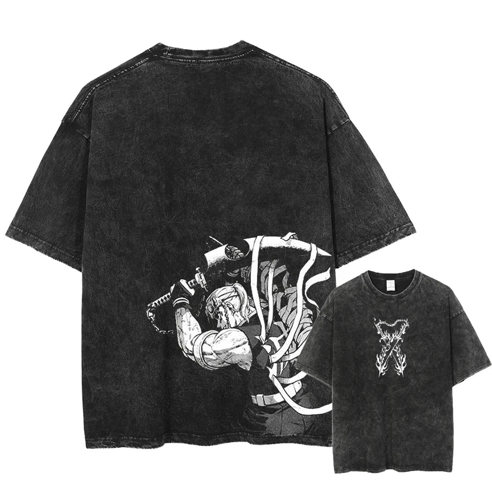 TeeShop "Acid Wash Anime" Tee