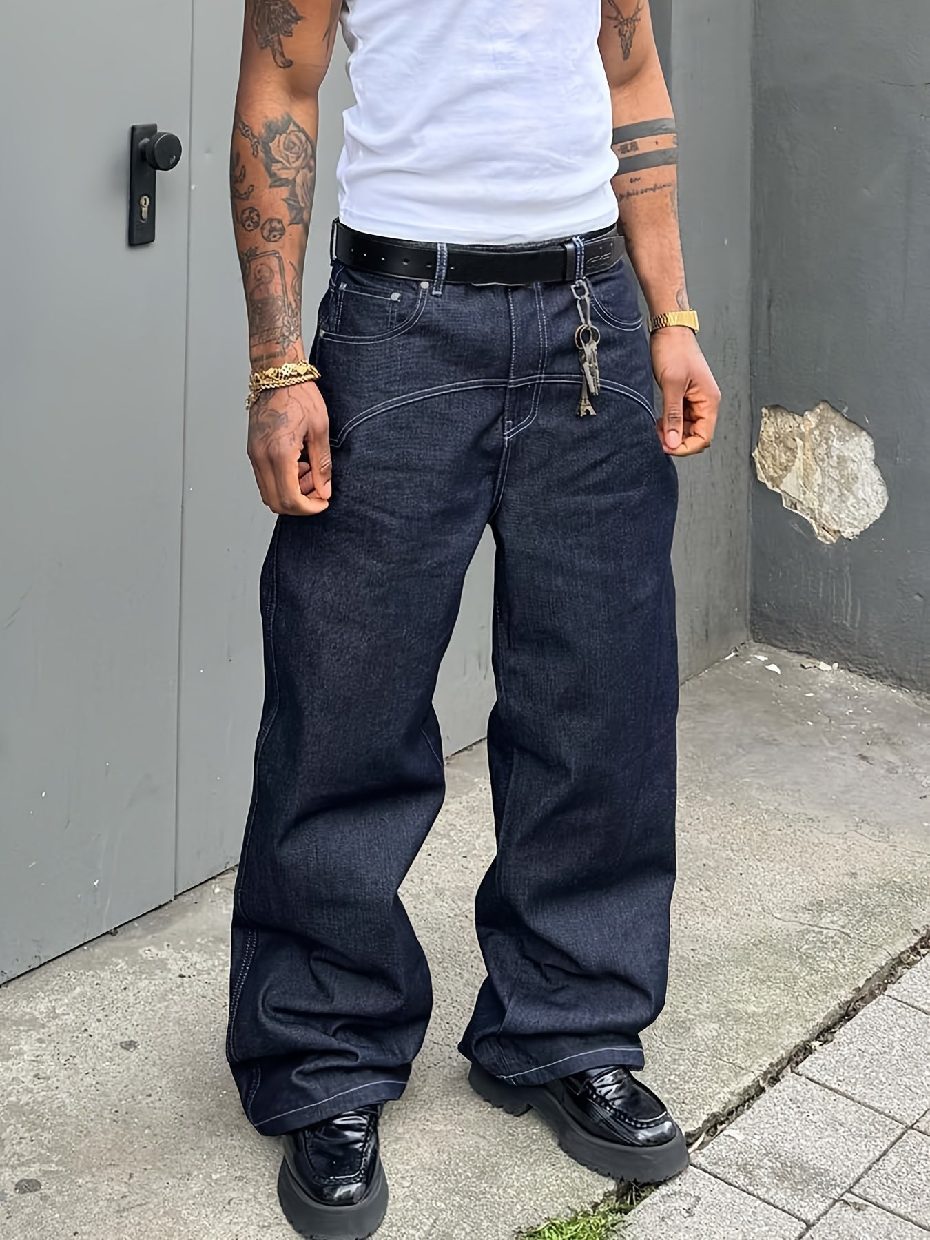 TeeShop "Wide Y2K" Denim Jeans