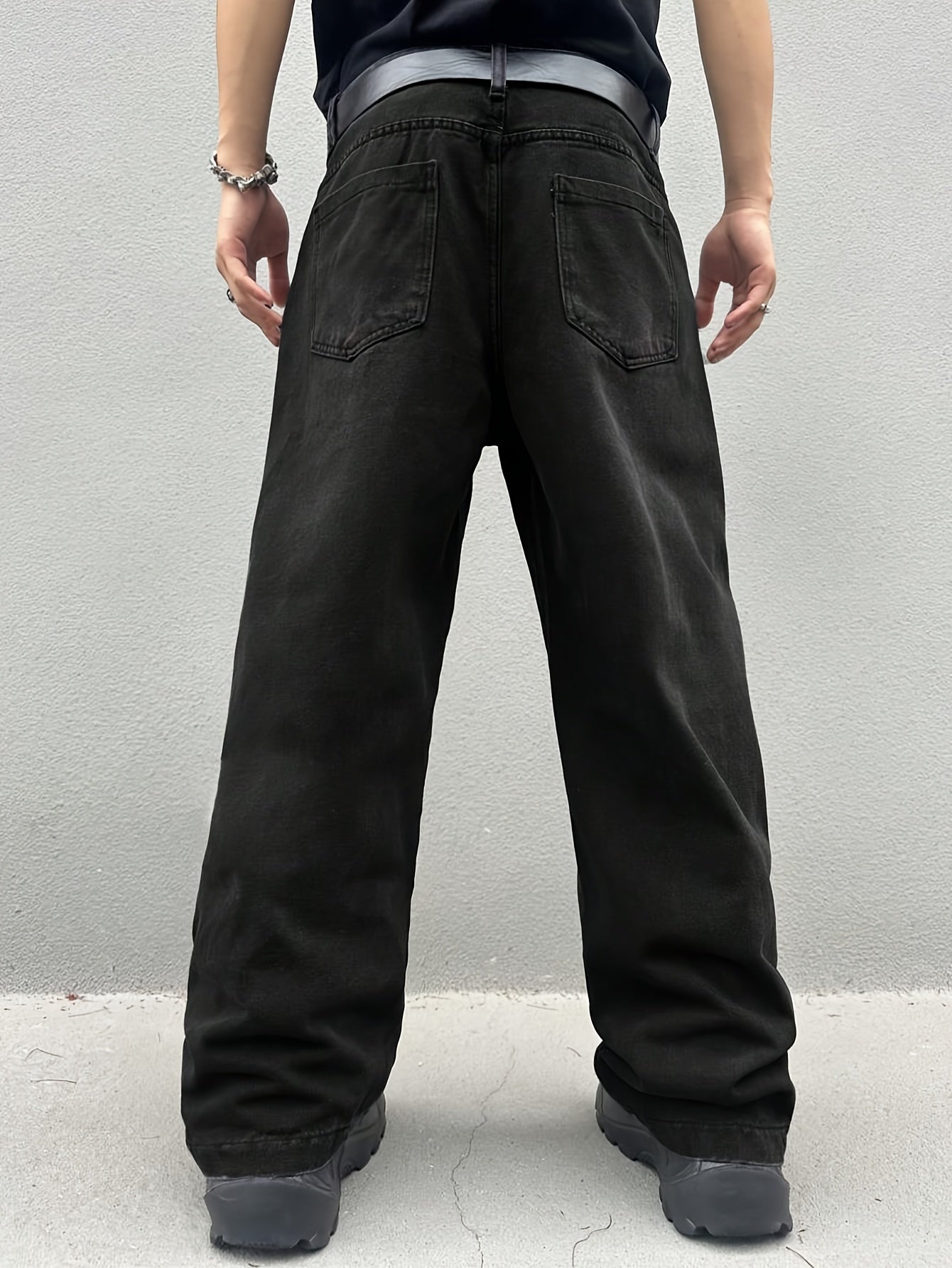 TeeShop "Basic Black" Baggy Denim Jeans