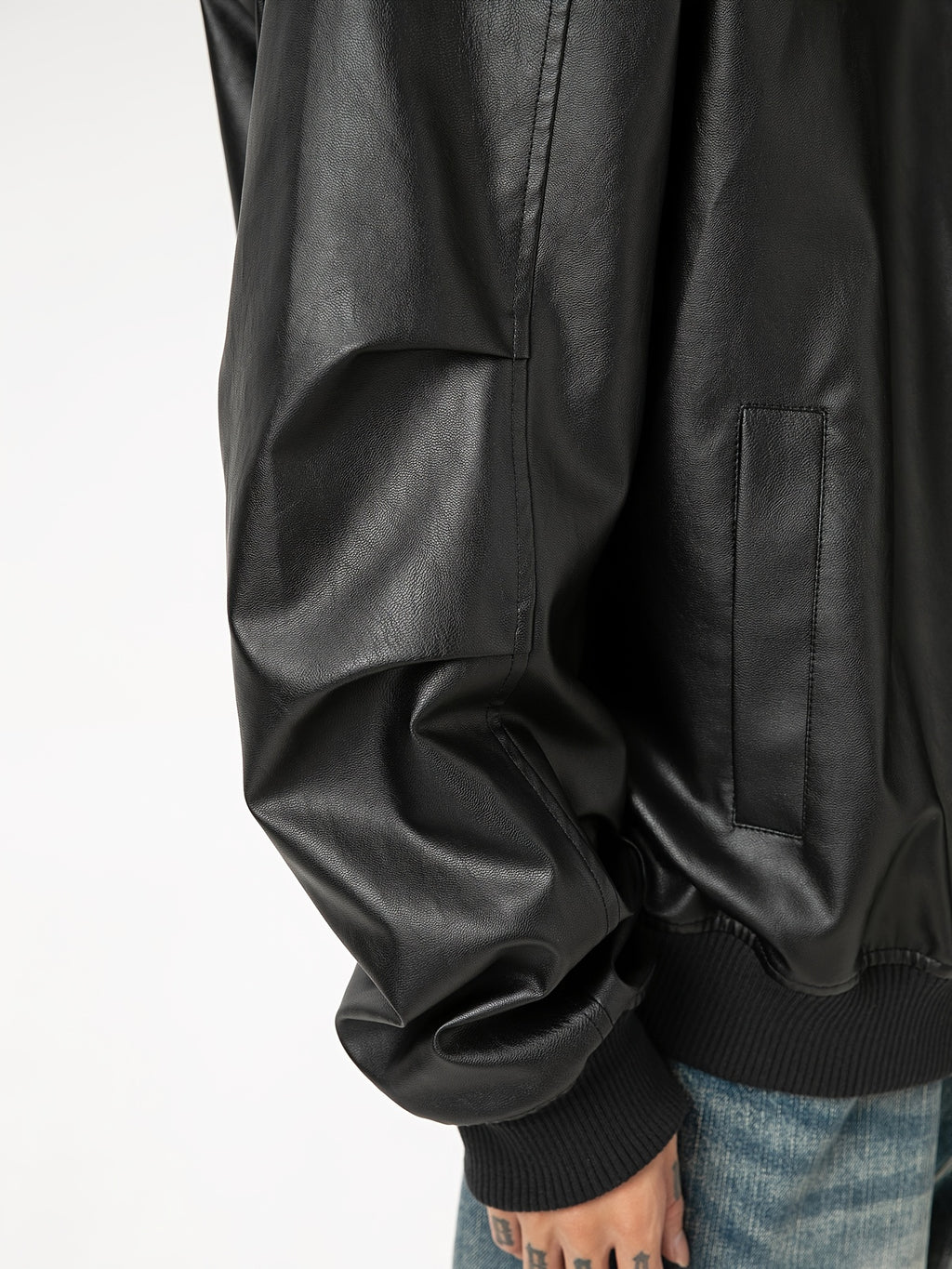 TeeShop "Hooded Leather" Jacket