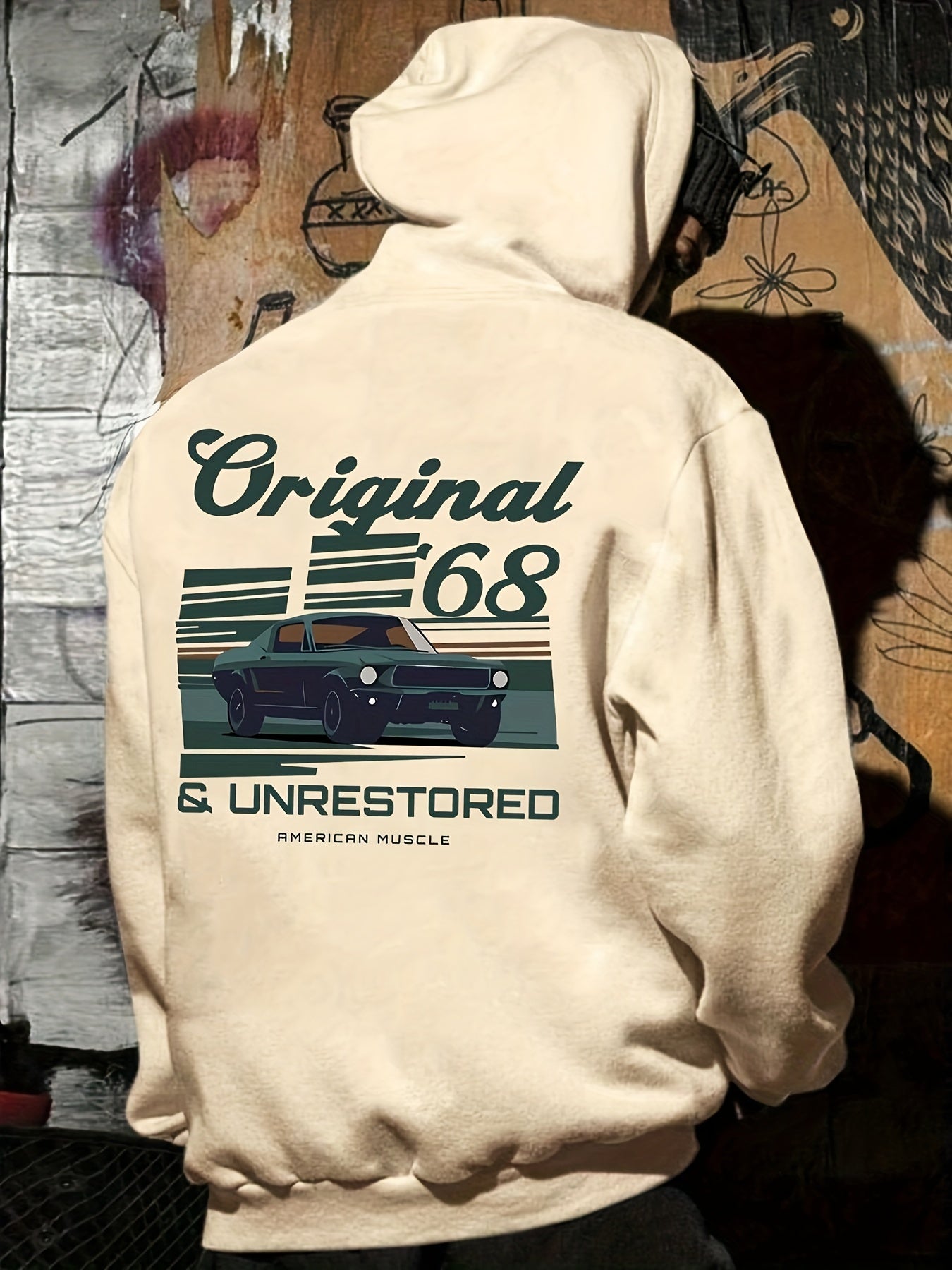 TeeShop "68 Stang" Graphic Hoodie