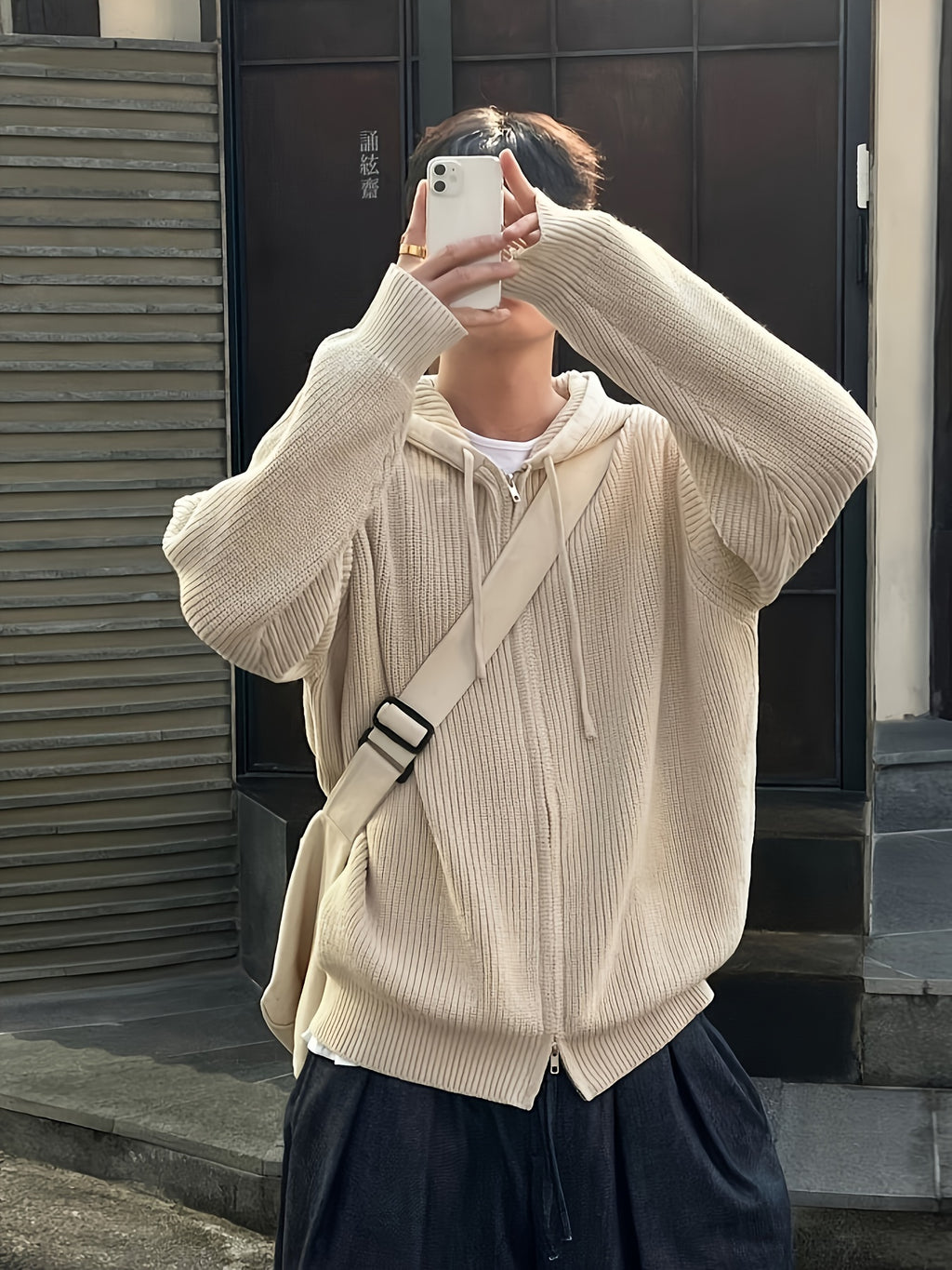 TeeShop "Basic Zip" Zip-Up Hoodie