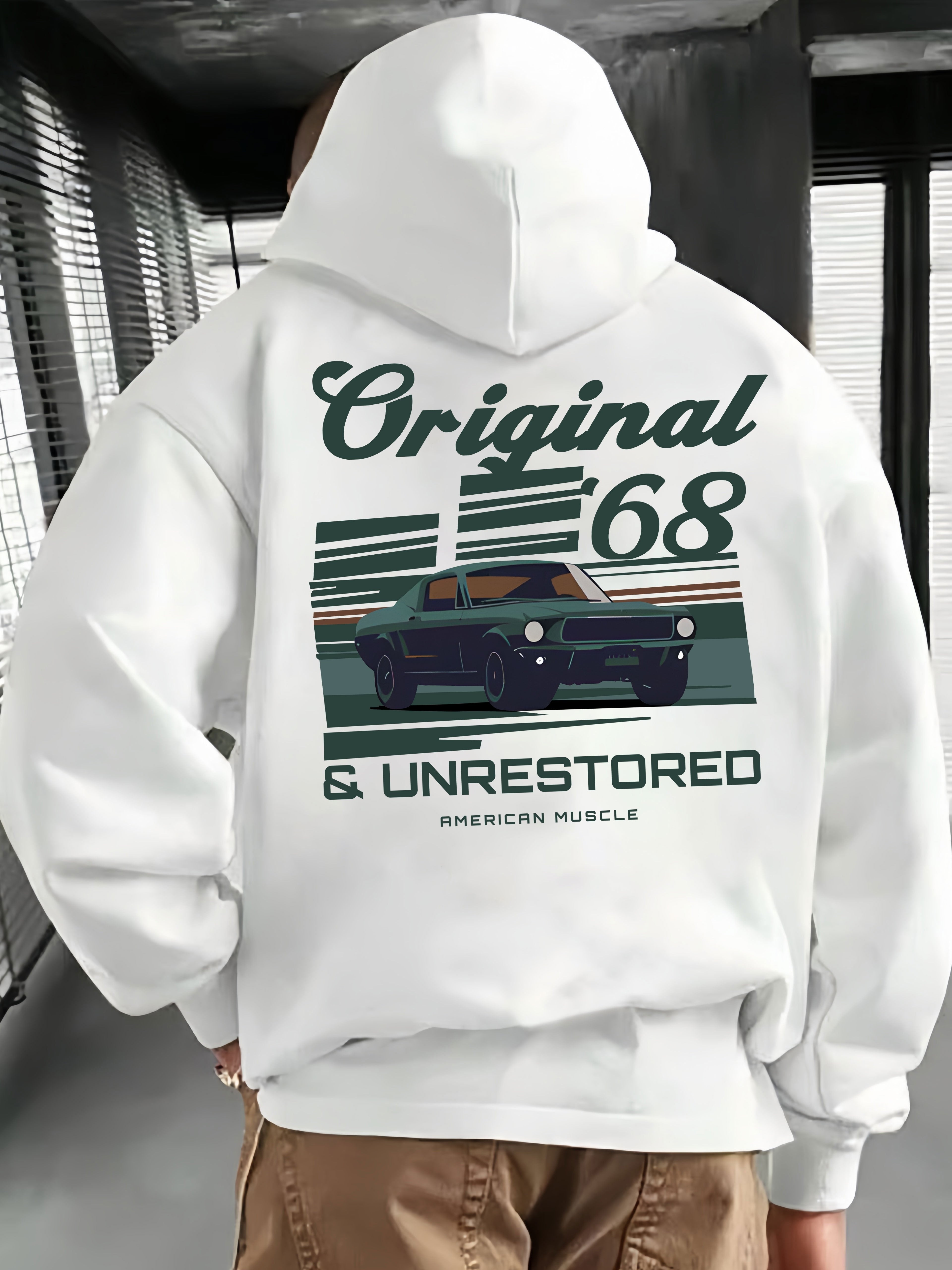 TeeShop "68 Stang" Graphic Hoodie