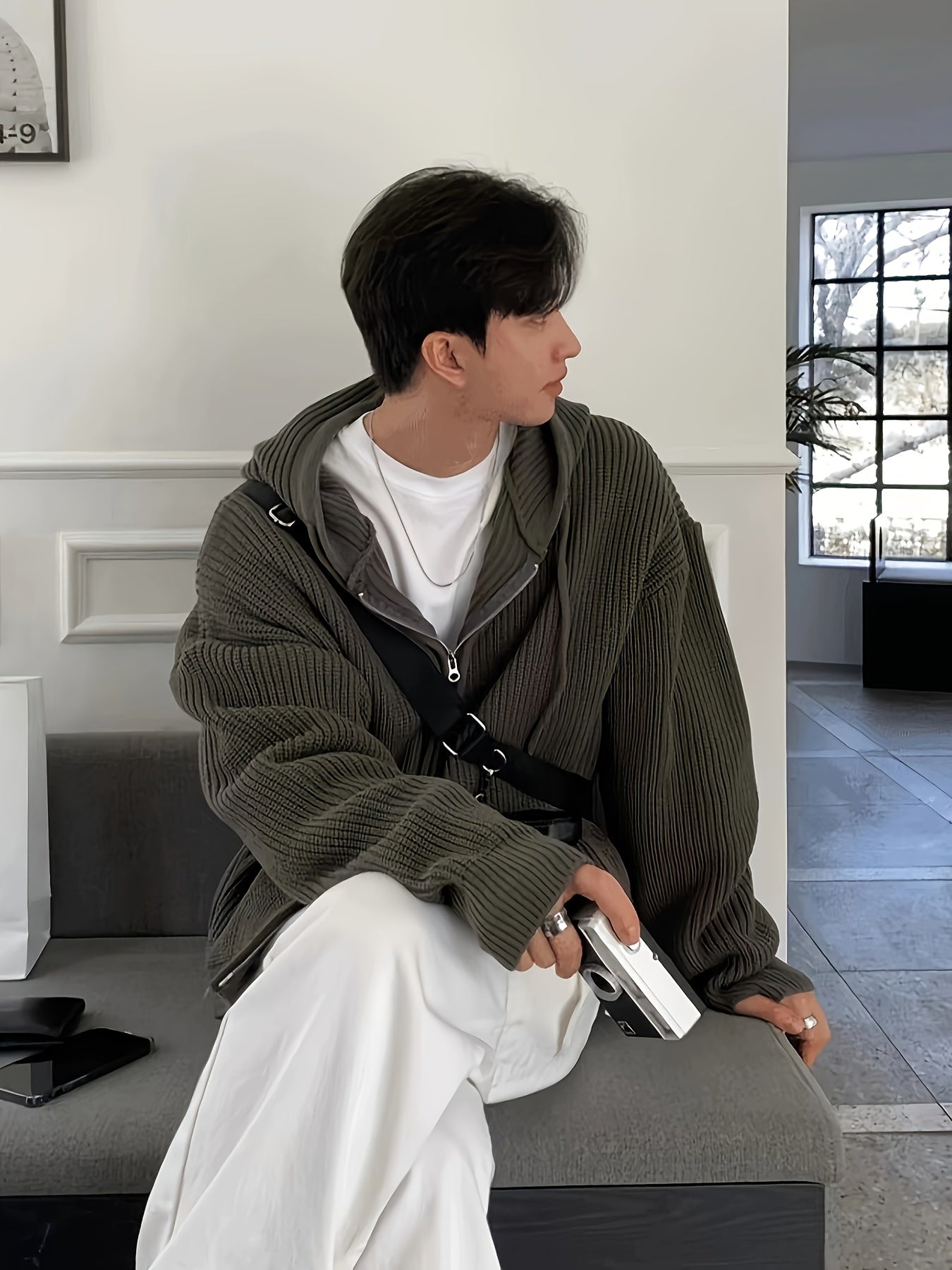 TeeShop "Basic Zip" Zip-Up Hoodie